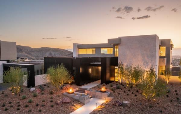 nevada mansion carved into mountain