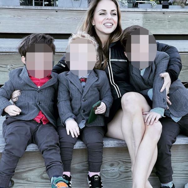 Ana Walshe and her three boys