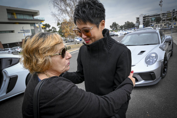 Yoong with Harrison’s mother, Nella.