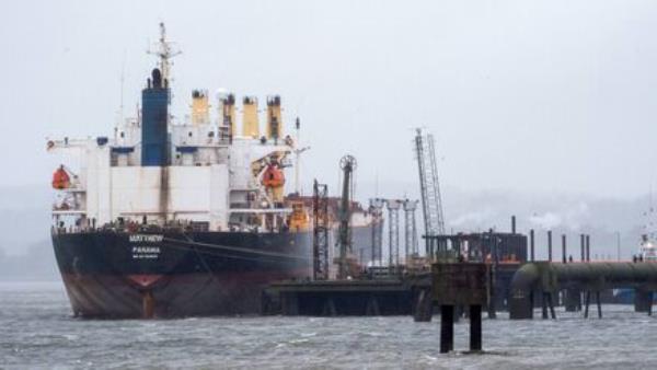 The MV Matthew berthed at Marino Point, Cork. The vessel was discovered to be carrying more than two to<em></em>nnes of cocaine off the Cork coast in September. Picture:Dan Linehan