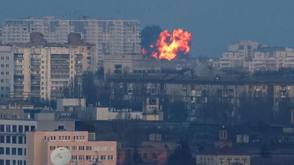 A view shows a damaged house following what was said to be Ukrainian forces' shelling in the course of Russia-Ukraine conflict, in the settlement of Urazovo in the Belgorod Region.