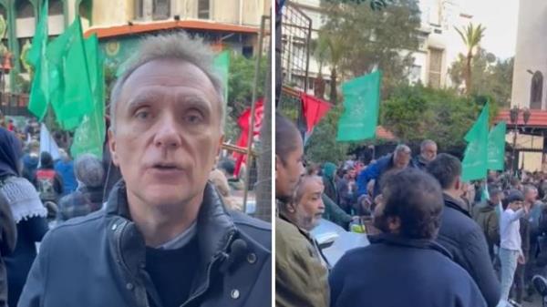 in a small area full of Hamas flags – Corriere TV