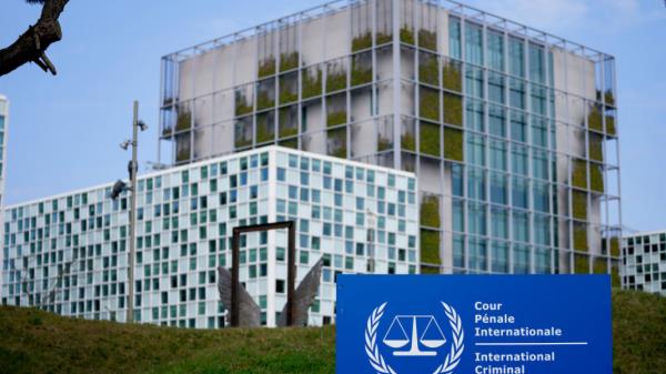 A photo of the outside the Internatio<em></em>nal Criminal Court in The Hague in the Netherlands.