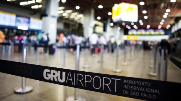 An airport in the Brazilian city of Sao Paulo