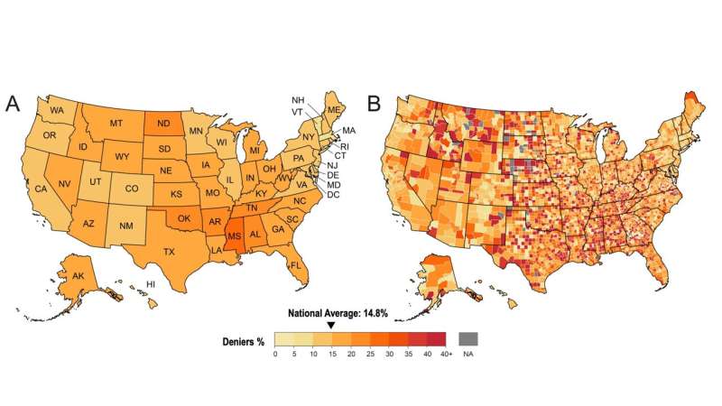 Nearly 15% of Americans deny climate change is real, AI study finds