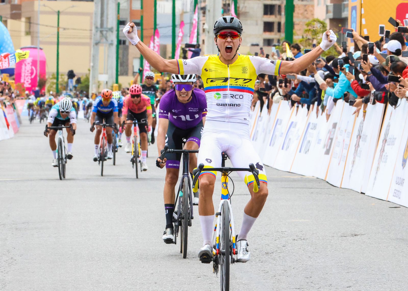 Alejandro Osorio celebrated again in Tunja: he won the third stage of the Tour Colombia