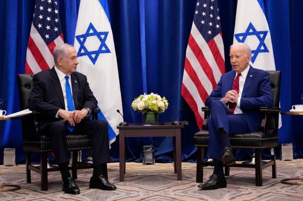 Benjamin Netanyahu and Joe Biden