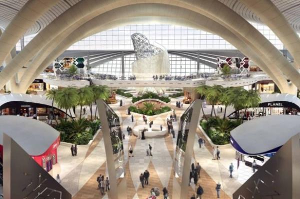 Abu Dhabi’s new Terminal A features energy efficient lighting and air-co<em></em>nditioning systems.