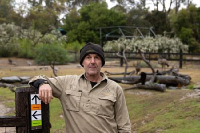 David Cobbold, current owner of Warrawong Wildlife Sanctuary. Mylor, South Australia