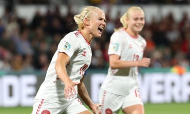 Denmark’s Pernille Harder is a former teammate of Sam Kerr at Chelsea.