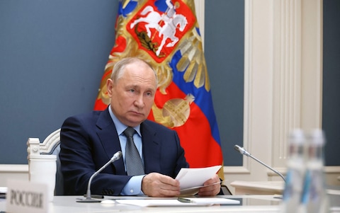 Vladimir Putin, the Russian president, who has released at least 17 co<em></em>nvicted murderers after they fought in Ukraine