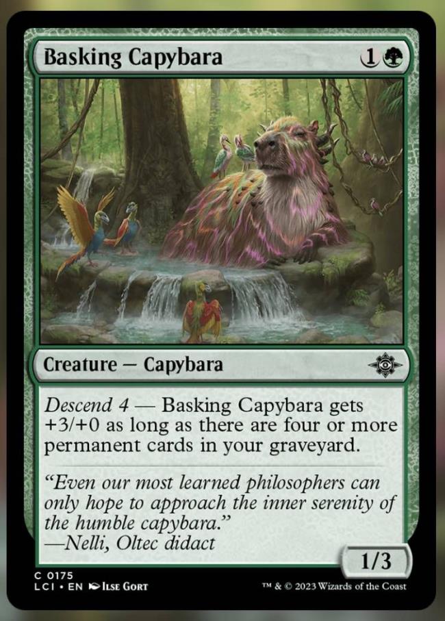 MTG - Basking Capybara