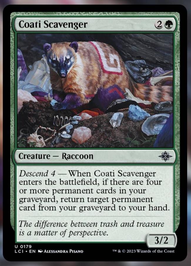 MTG - Coati Scavenger