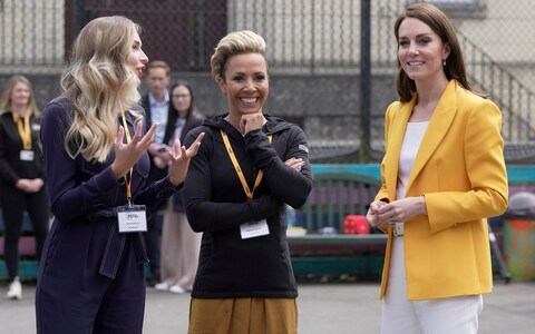 The Princess of Wales, visits the Dame Kelly Holmes Trust, which helps young people develop skills and confidence. A source said “her work will co<em></em>ntinue in the background while she is out of the office”