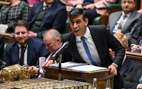 In a foretaste of what will be a major Tory line of attack at this year’s general election, Rishi Sunak used his weekly question time in the Commons to attack Sir Keir