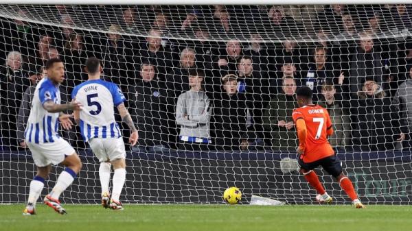 Chiedozie Ogbene netted Luton's second