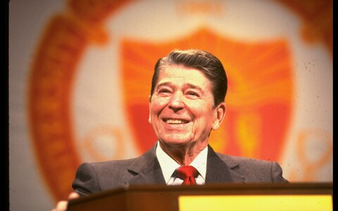 Ro<em></em>nald Reagan was 77 when he left office after two terms