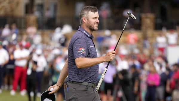 Taylor Pendrith won for the first time on tour after two shot swing on 72nd hole