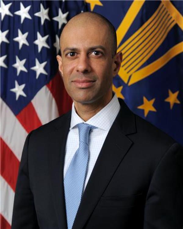 This photo from the Pentagon website shows Vipin Narang, principal deputy assistant secretary of defense for space policy. (PHOTO NOT FOR SALE) (Yonhap)