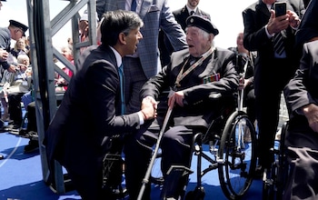 Prime Minister Rishi Sunak meets D-Day and Normandy veterans in his hometown of Portsmouth