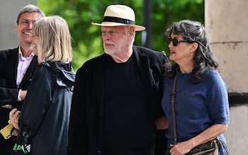 David Gilmour, of Pink Floyd, with his wife, Polly Samson