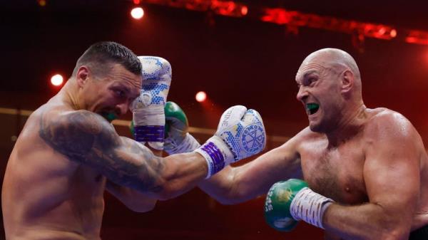 Tyson Fury v Oleksandr Usyk. Pic: Action Images via Reuters