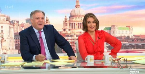 Susanna Reid and Ed Balls on Good Morning Britain