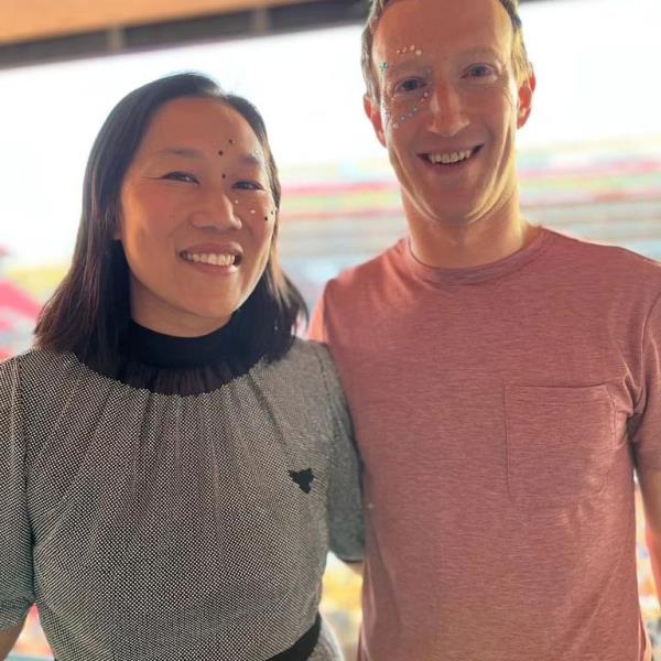 A bedazzled Mark Zuckerberg shared an Instagram post attending Taylor Swift's 