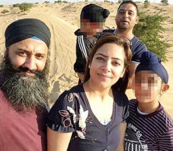 A woman who embarked upon an affair with her husband's best friend is accused along with her lover of murdering him while he slept, it has been reported. Devout Sikh Sukhjit Singh, 34, a father-of-two from Derby, Derbyshire, was found in bed with his throat slit last Thursday while he was on holiday at his mother's house in India. Now, his wife Ramandeep Kaur Mann is accused of plotting the lorry driver's murder, along with Mr Singh's childhood friend Gurpreet Singh.