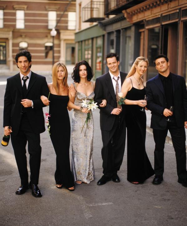 David Schwimmer, Jennifer Aniston, Courteney Cox, Matthew Perry, Lisa Kudrow and Matt LeBlanc.