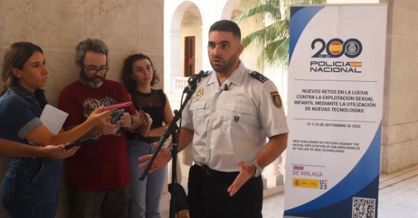 Javier Izquierdo speaks at a press conference. 