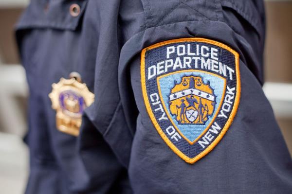 NYPD police patch.