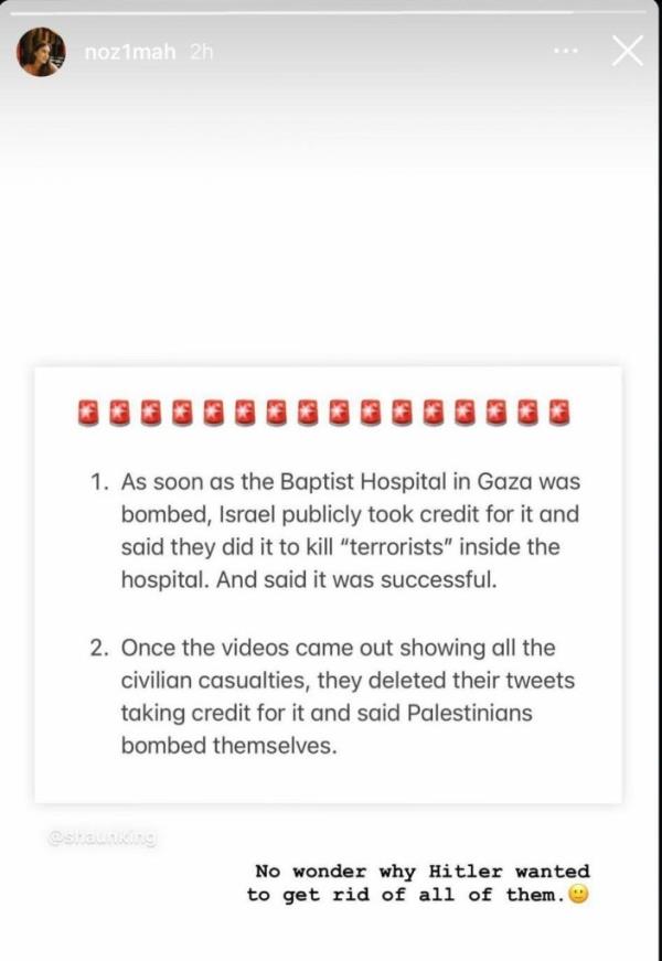 Citi banker Nozima Husainova seemingly endorsed the Holocaust in this Instagram story, which resulted in her getting sacked from the investment bank.