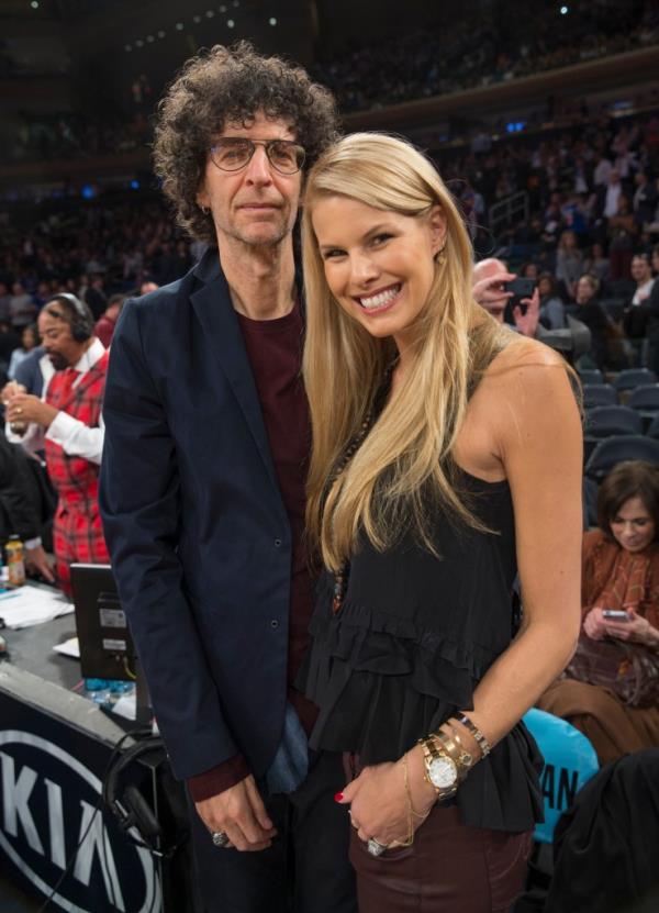 Stern is pictured above with his wife, Beth Stern.