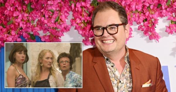 Alan Carr casually '////con<em></em>firm/i/i/i/is' Mamma Mia 3