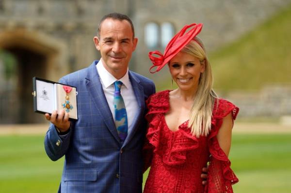 Martin Lewis with wife Lara Lewington