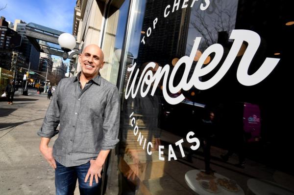 Marc Lore standing in front of a Wo<em></em>ner restaurant.