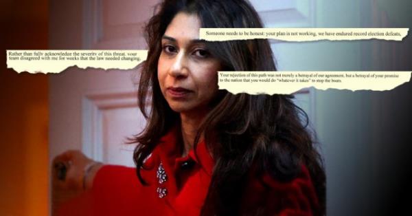 Salty Suella Braverman lashes out at Rishi Sunak in cutting resignation letter