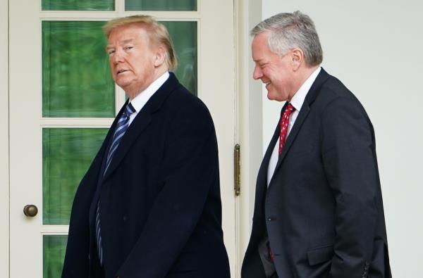 Mark Meadows and Do<em></em>nald Trump