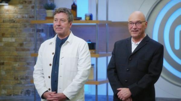 John Torode and Gregg Wallace on Celebrity MasterChef