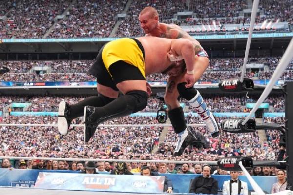 WWE legend CM Punk beats Samoa Joe at AEW All In Lo<em></em>ndon at Wembley Stadium in August 2023