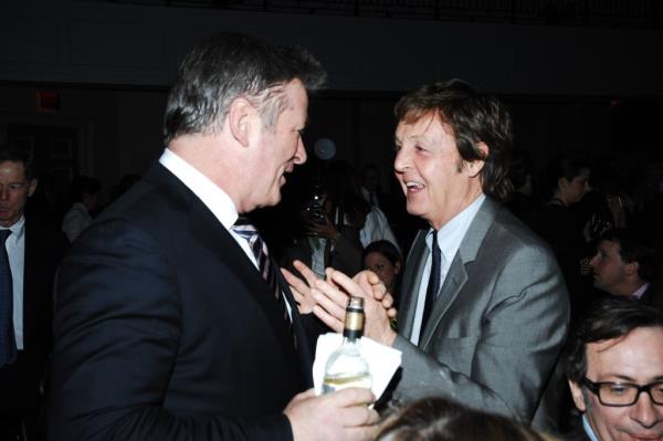 Alec Baldwin and Paul McCartney attend the Stella McCartney Womenswear Fall/Winter 2024-2025 show as part of Paris Fashion Week on March 4, 2024.