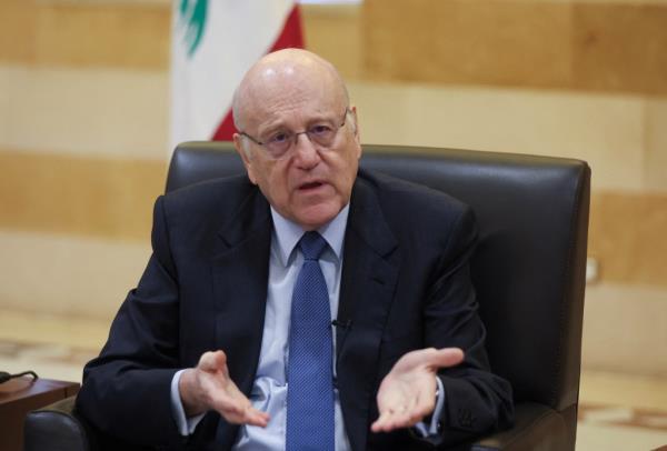 Lebanon's caretaker prime minister Najib Mikati said Thursday that peace along the northern Israeli border would come if a cease-fire deal is secured in Gaza.