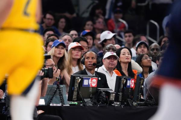 Josh Hart walks off the court after the Knicks Game 7 loss to the Pacers on Sunday.