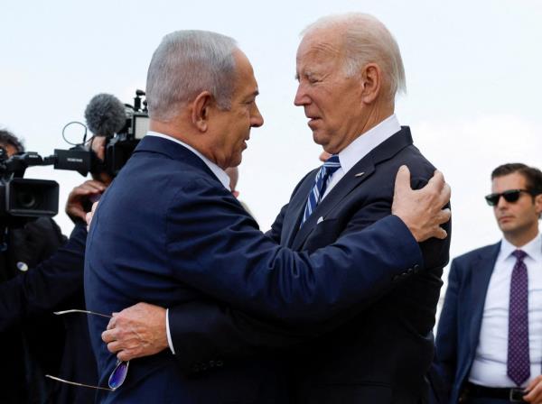 Joe Biden and Benjamin Netanyahu