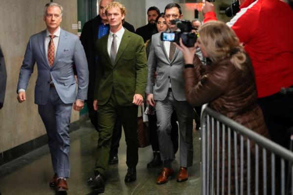 Daniel Penny arrives at Manhattan Criminal Court, Wednesday, Jan. 17, 2024, in New York. 