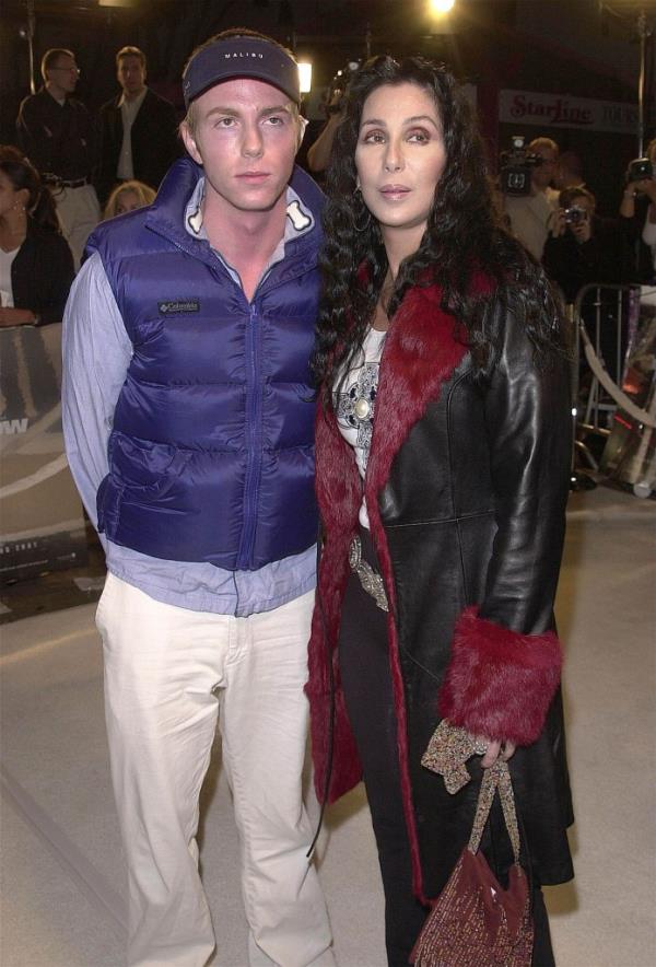 Elijah Blue Allman with Cher. 