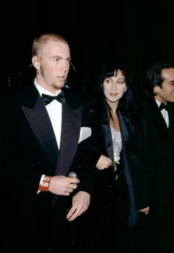 Elijah Blue Allman with Cher. 