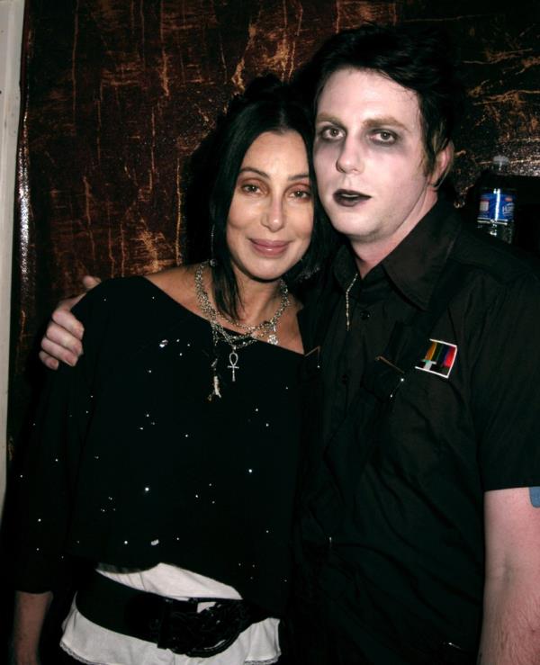 Cher with Elijah Blue Allman. 