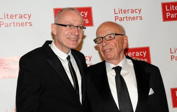 Robert Thomson and Rupert Murdoch